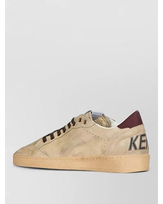 Golden Goose Deluxe Brand Natural Suede Leather Low-Top Sneakers for men