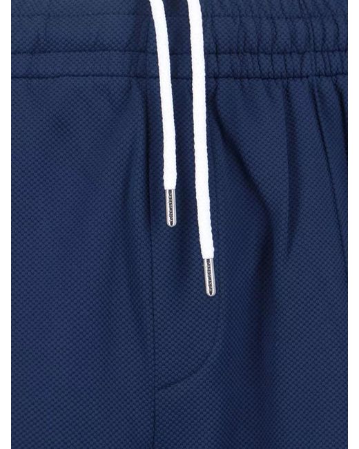 Casablanca Blue Straight Track Pants for men
