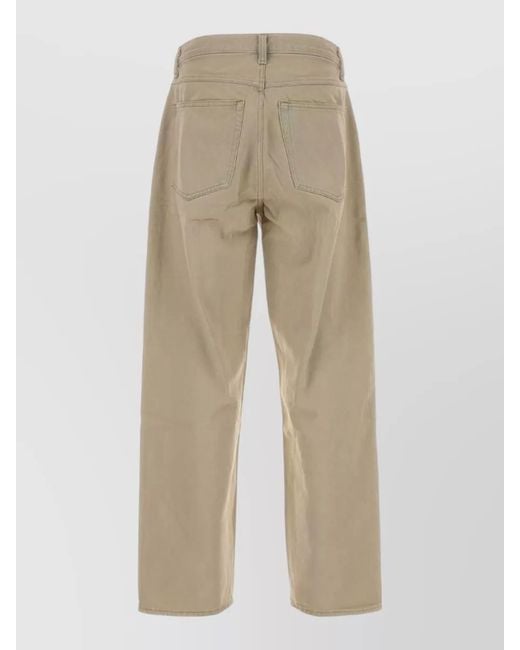 Agolde Natural Straight Leg Denim Jeans Front And Back Pockets for men
