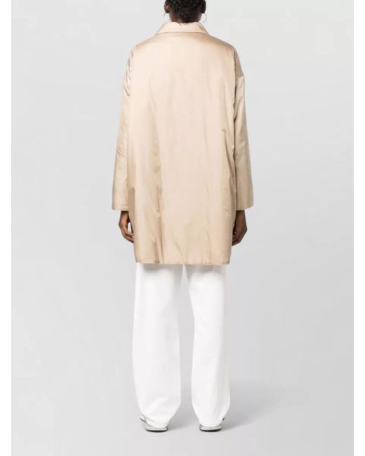 Aspesi Natural Casual Long Sleeve Notched Collar Jacket