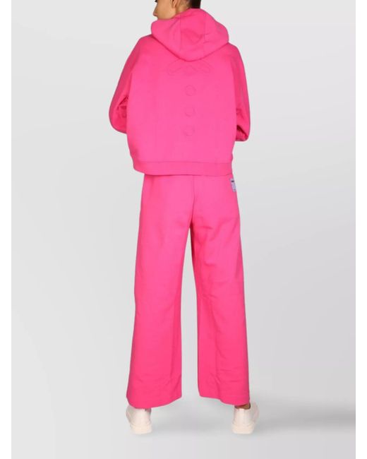 McQ Alexander McQueen Pink Cotton Hoodie