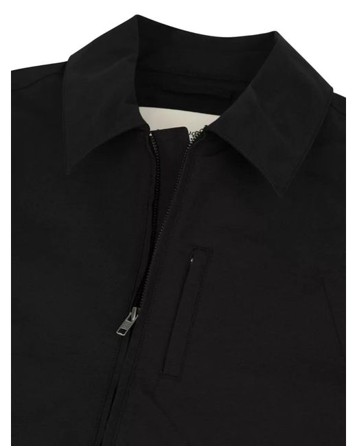Entire studios Black Single Breasted Coat for men