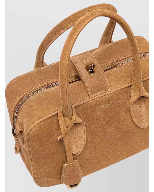 Golden Goose Deluxe Brand Brown Suede Shoulder Bag