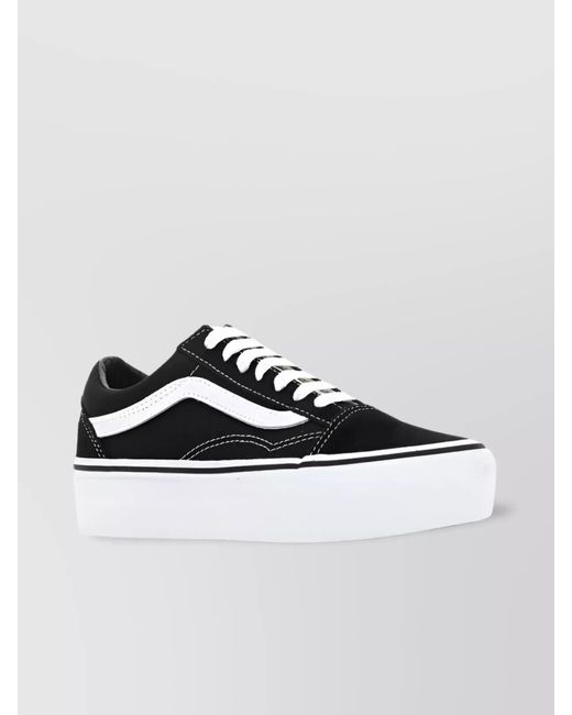 Vans Metallic Fabric Platform Sneakers