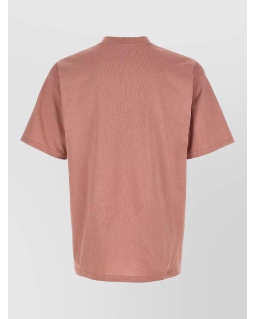 Magliano Pink Cotton Printed Short-Sleeve T-Shirt for men