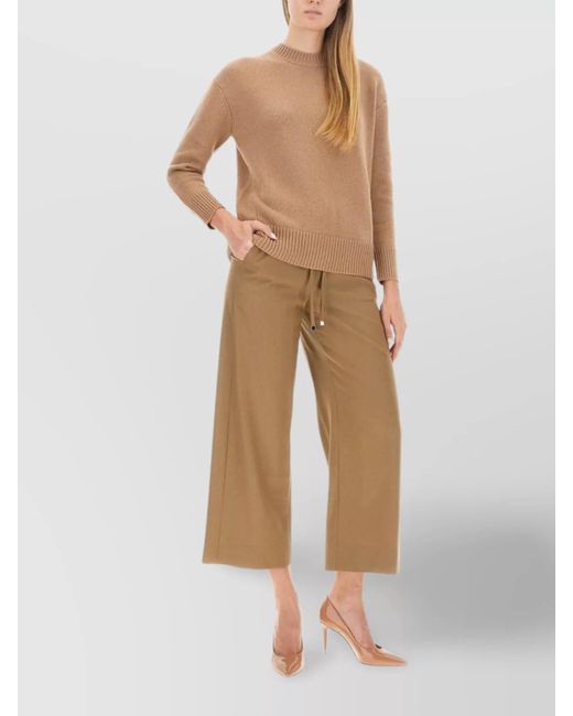 Max Mara Natural Cashmere Wool Jumper
