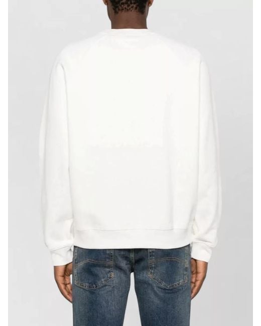 Emporio Armani Natural Crew Neck Raglan Long Sleeve Top for men