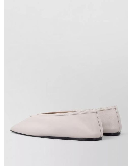 Le Monde Beryl Natural Luna Ballerina Shoes Flat Sole Pointed Toe