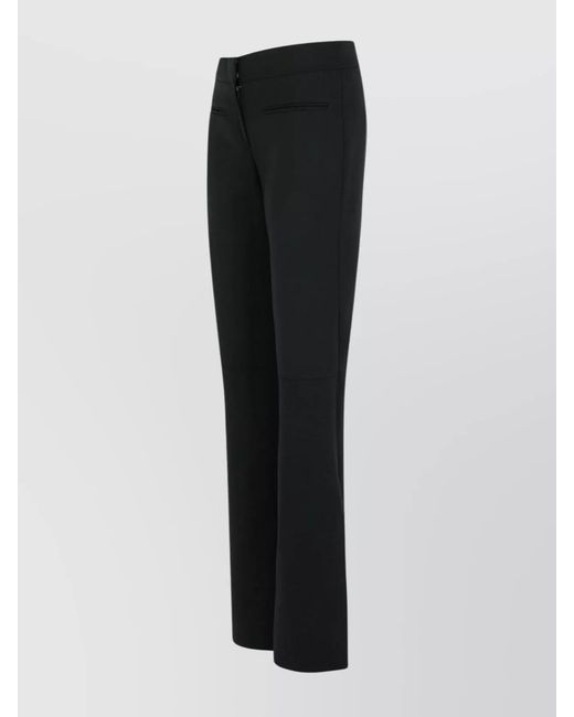 Courreges Black Straight Trousers