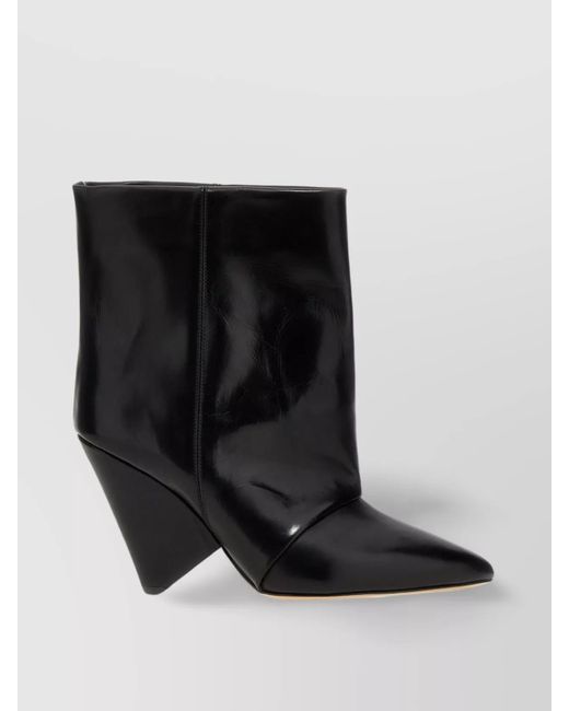 Isabel Black Wedge Boot