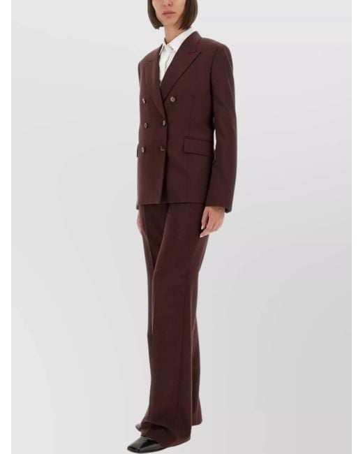 Paul Smith Purple Tailored Jackets With Back Vent And Flap Pockets