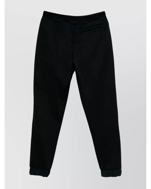 Paul & Shark Black Straight-Leg Track Pants for men