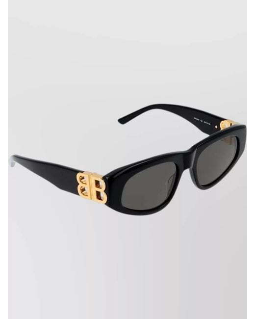 Balenciaga Gray Sunglasses Bb0095S 001 Cat Eye Style