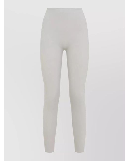 Wolford White Seamless High Waist Full Length Leggings