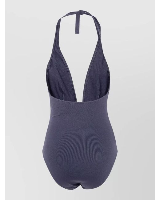 Eres Blue Harmony Halter One Piece Swimsuit Cutout