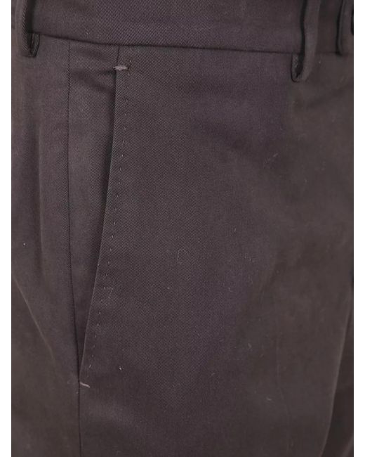 Incotex Gray Cotton Slim-Fit Straight-Leg Trousers for men