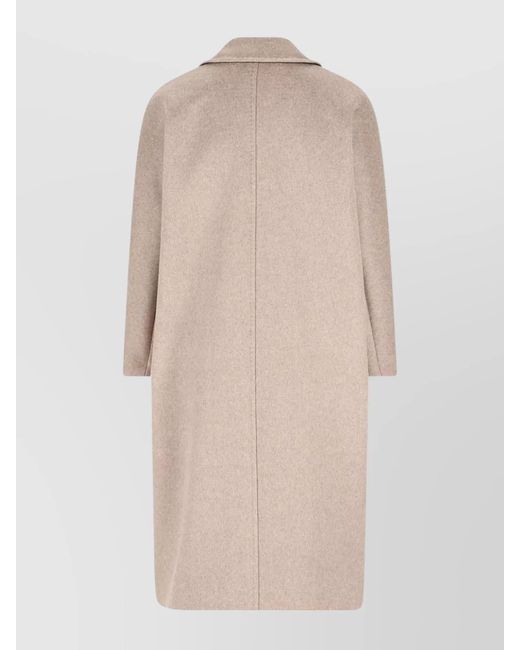 Max Mara Natural Cashmere Double-Breasted Coat