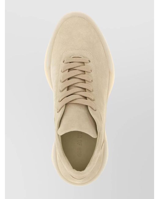 Fear Of God Natural Suede Low-Top Sneakers for men
