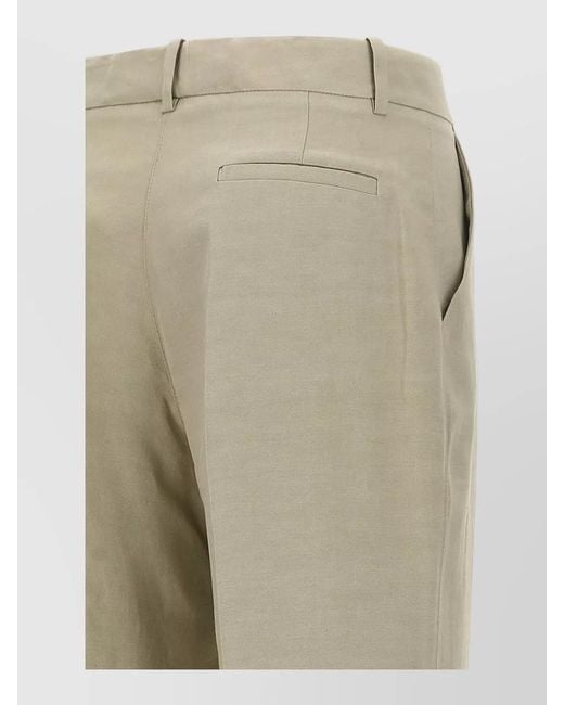 P.A.R.O.S.H. Natural Straight Trousers