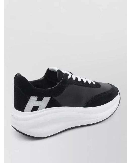 Hogan White Maxi Active Sneakers Sculptural Sole Design