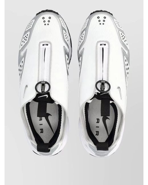 Nike White Textile Low-Top Sneakers