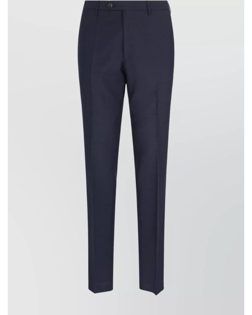Tagliatore Blue Virgin Wool Mohair Single Breasted Suit for men