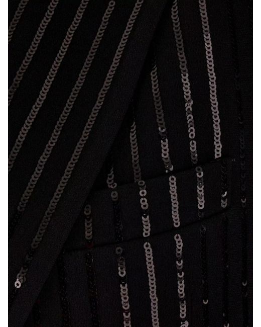 Michael Kors Black Sequin Single-Breasted Blazer