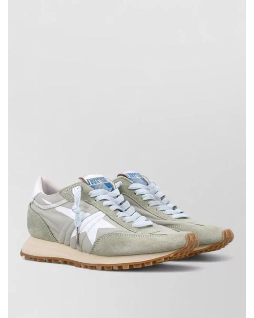 Golden Goose Deluxe Brand White Marathon Running Sneakers Retro Style Design