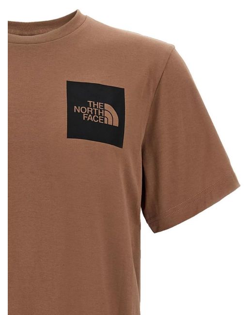 The North Face Brown Fine T-Shirt for men