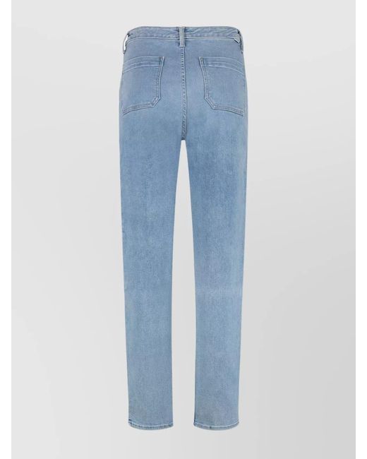 Mother Blue Denim Skinny Jeans