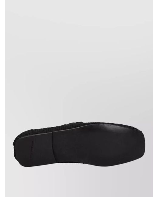 Dolce & Gabbana Black Fabric Loafers for men