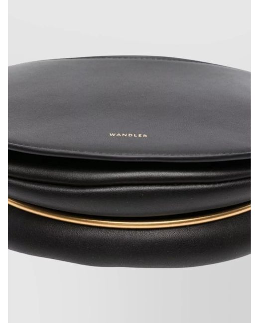 Wandler Black Calf Leather Shoulder Bag