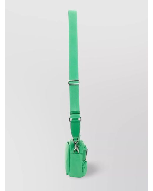 Michael Kors Green Camera Bag Recycled Polyester Crossbody Bag