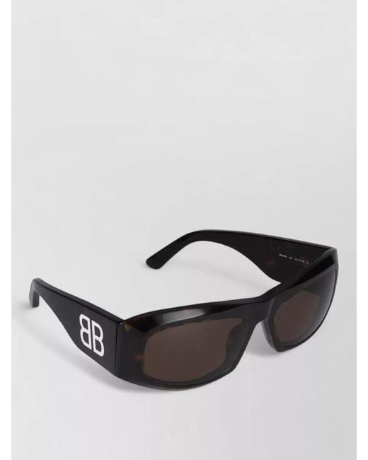 Balenciaga Multicolor Sunglasses Bb0395S 002 Oversized Square Frame