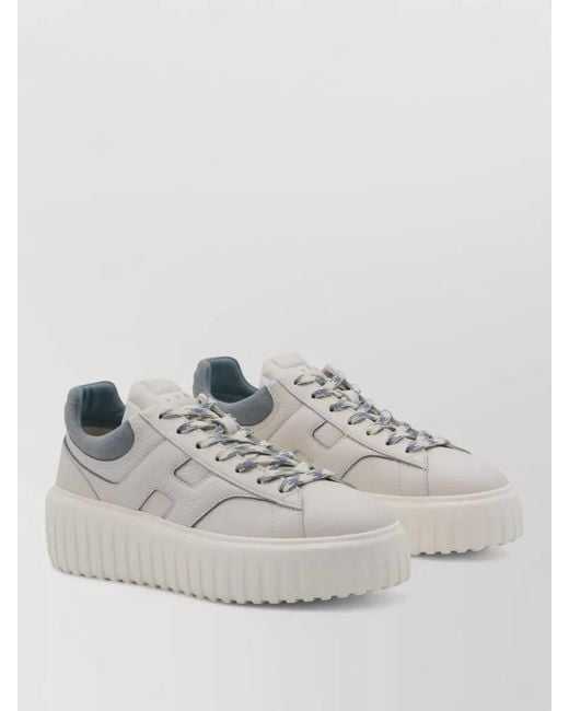 Hogan Multicolor Leather Low-Top Sneakers