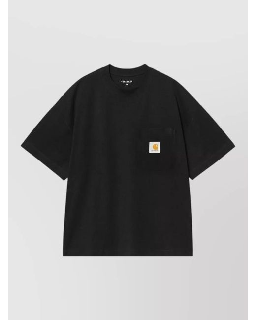 Carhartt Black Short-Sleeve Boxy Shirt for men