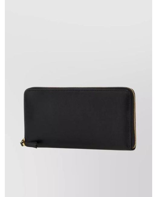 Comme des Garçons Black Leather Long Wallet for men