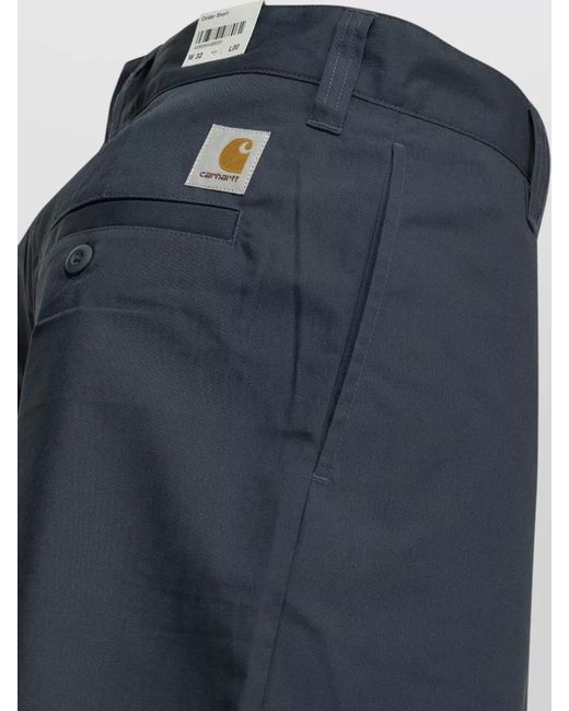 Carhartt Blue Calder Five Pocket Tailored Shorts for men