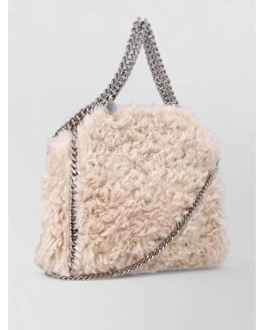 Stella McCartney Natural Falabella Mini Shoulder Bag