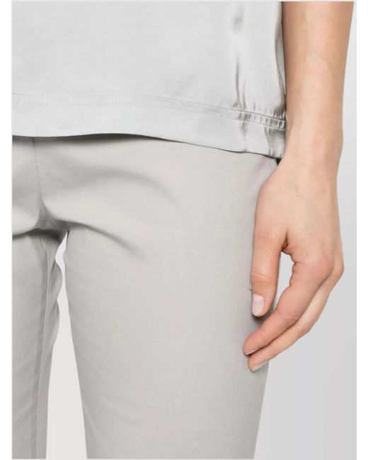 Fabiana Filippi Gray Tapered Trousers