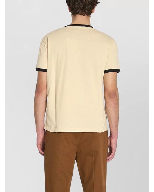 Valentino Garavani Natural Cotton Printed Regular-Fit Short-Sleeve T-Shirt for men