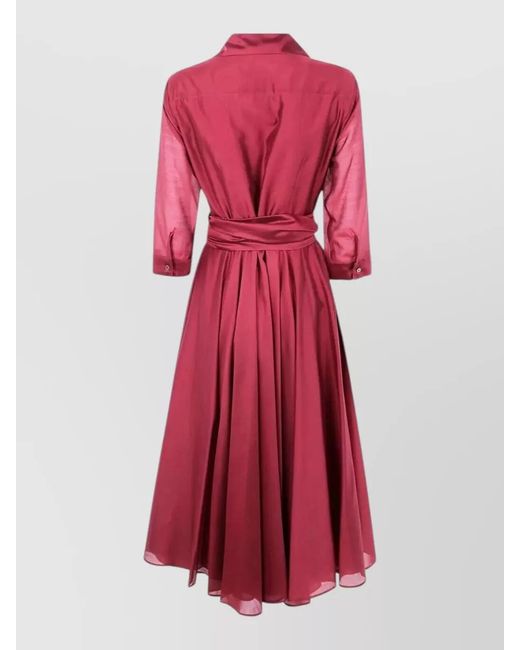 DR. HOPE Red Midi Dress