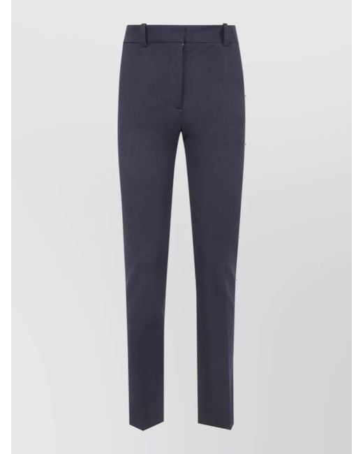 Joseph Blue Stretch Tailored Trousers