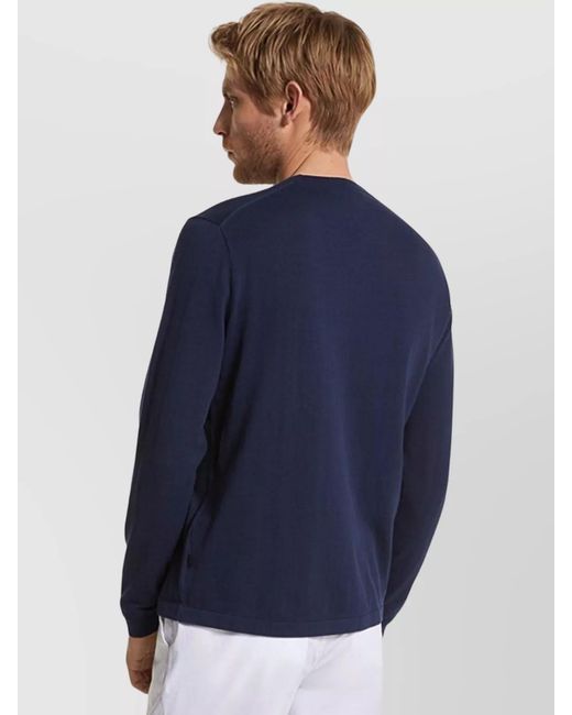 Michael Kors Blue Cotton Crew-Neck Jumper for men