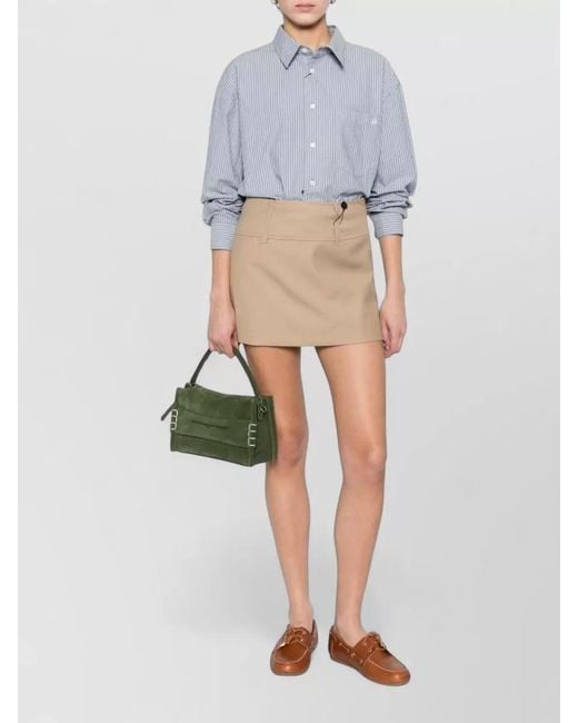 DUNST Blue Striped Cotton Shirt