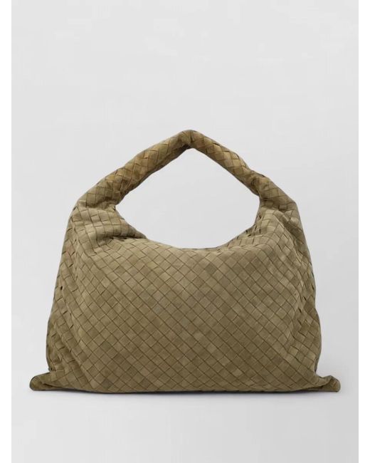Bottega Veneta Green Hop Large Leather Tote Bag