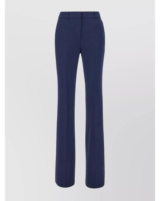 Michael Kors Blue Flared Tailored Trousers
