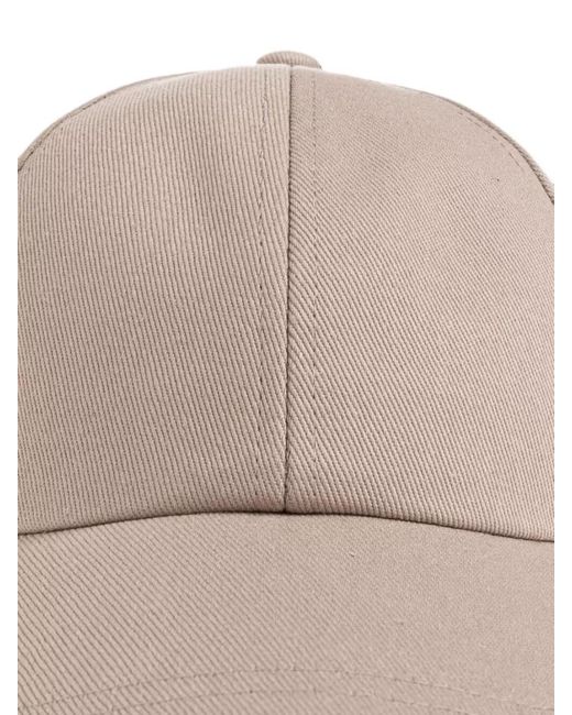 Paul Smith Natural Signature Stripe Cotton Baseball Cap for men