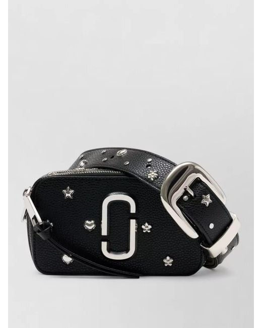 Marc Jacobs Black The Snapshot Leather Belt Bag