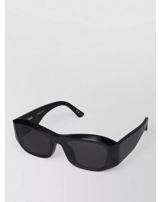 Balenciaga Black Sunglasses Bb0397Sa 003 Oversized Design